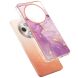 Захисний чохол Deexe Marble Case для OPPO Reno 12 F/FS - Light Purple (360131LV). Фото 2 из 6