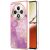 Захисний чохол Deexe Marble Case для OPPO Reno 12 F/FS - Light Purple: фото 1 из 6