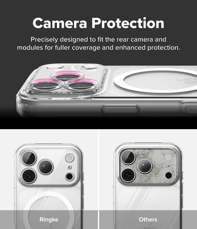 Защитный чехол Ringke Fusion Magnetic для iPhone 18 Pro (8800380462571) - Clear: фото 13 из 21