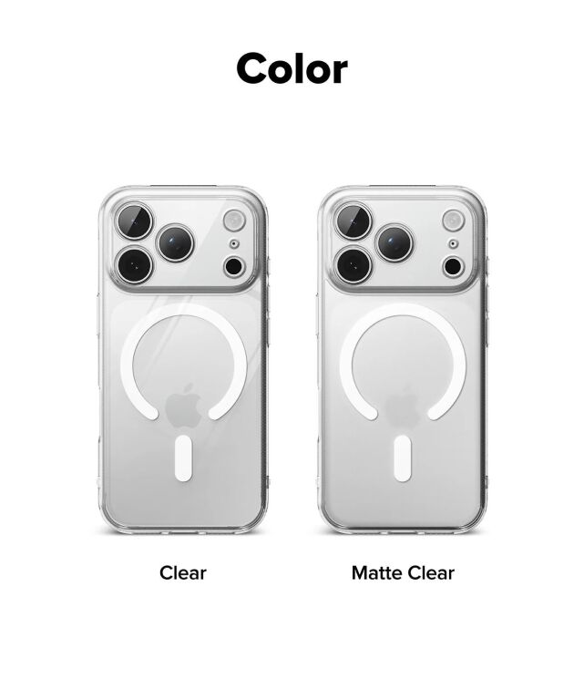 Защитный чехол Ringke Fusion Magnetic для iPhone 18 Pro (8800380462571) - Clear: фото 19 из 21