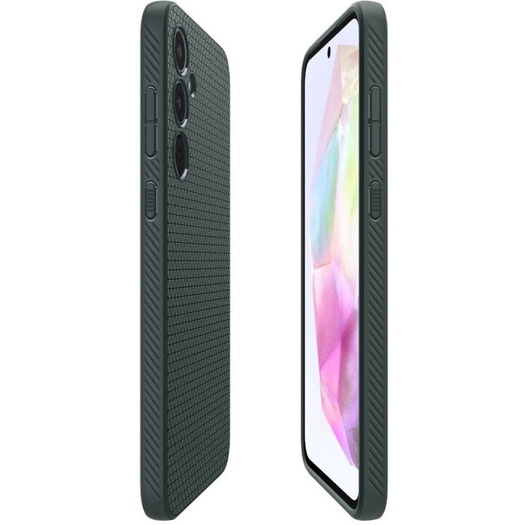 Защитный чехол Spigen (SGP) Liquid Air для Samsung Galaxy A35 (A356) - Abyss Green: фото 6 из 18