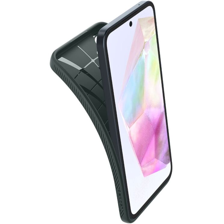 Защитный чехол Spigen (SGP) Liquid Air для Samsung Galaxy A35 (A356) - Abyss Green: фото 8 из 18