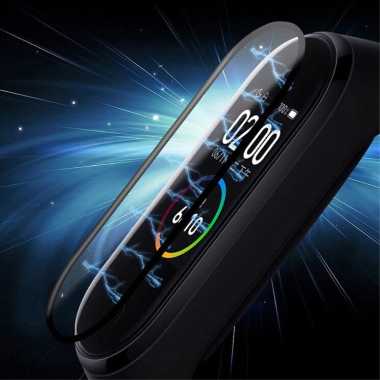 Захисна плівка Deexe 3D Film для Xiaomi Mi Band 5 / Mi Band 6 - Black: фото 6 з 6