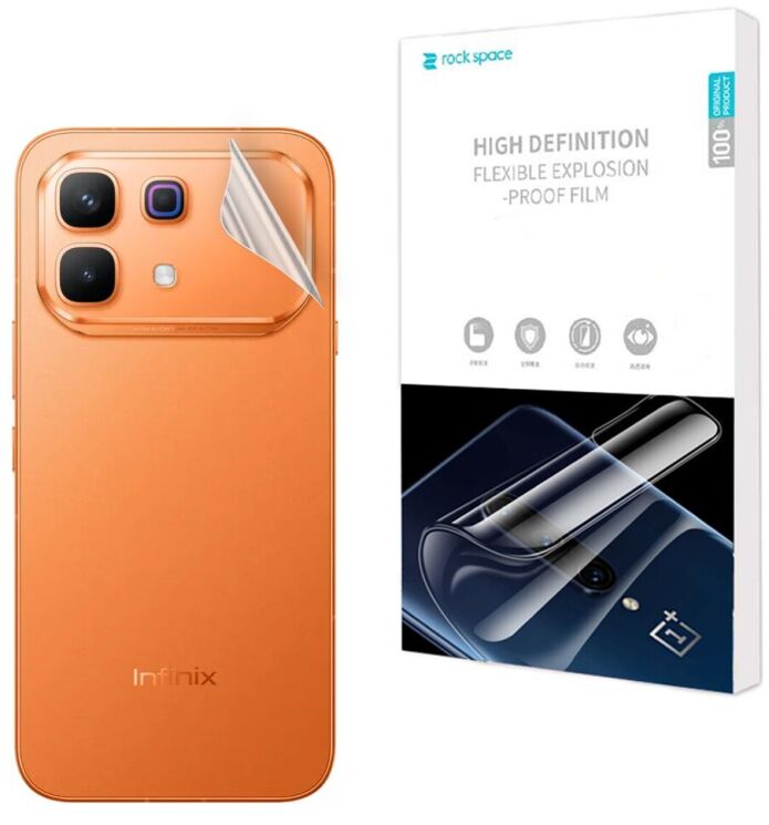 Захисна плівка на задню панель RockSpace Explosion-Proof SuperClear для Infinix Note 60 Pro: фото 1 з 9
