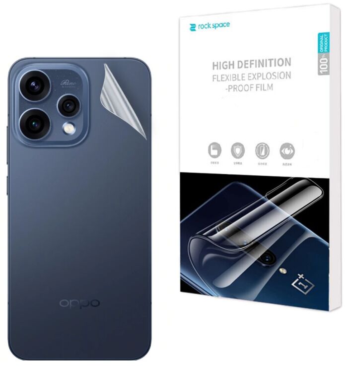 Защитная пленка на заднюю панель RockSpace Explosion-Proof SuperClear для OPPO Reno 15: фото 1 из 9