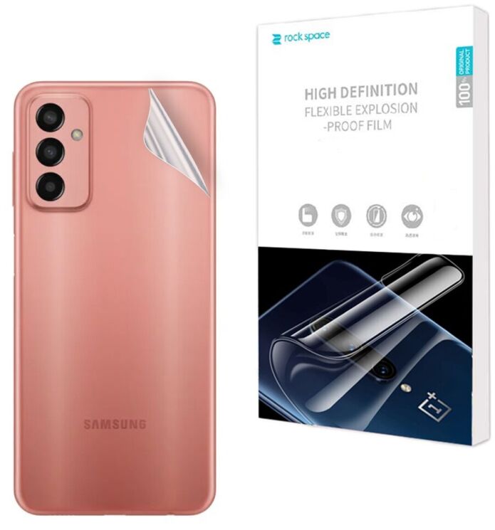 Захисна плівка на задню панель RockSpace Explosion-Proof SuperClear для Samsung Galaxy M13 (M135): фото 1 з 9