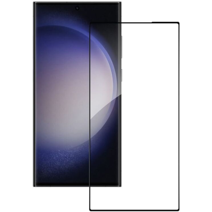Защитное стекло ACCLAB Full Glue для Samsung Galaxy S23 Ultra (S918) - Black: фото 2 из 7