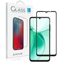 Захисне скло ACCLAB Full Glue для ZTE Blade A35 / Blade A55 - Black: фото 1 з 7