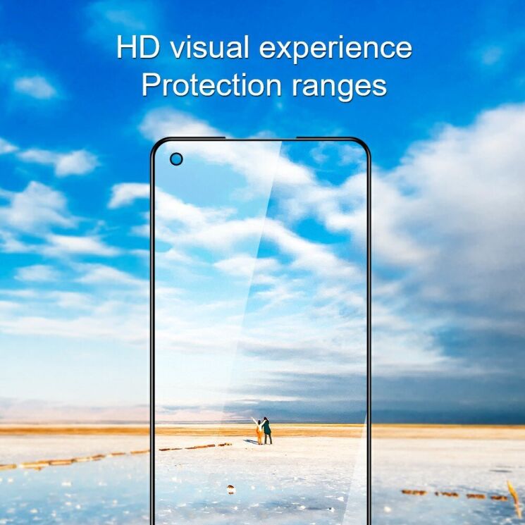 Захисне скло AMORUS Full Glue Tempered Glass для OnePlus Nord 5 / Ace 5 Ultra - Black: фото 4 з 10