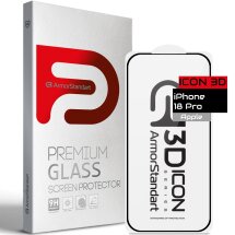 Захисне скло ArmorStandart Icon 5D для iPhone 18 Pro - Black: фото 1 з 5