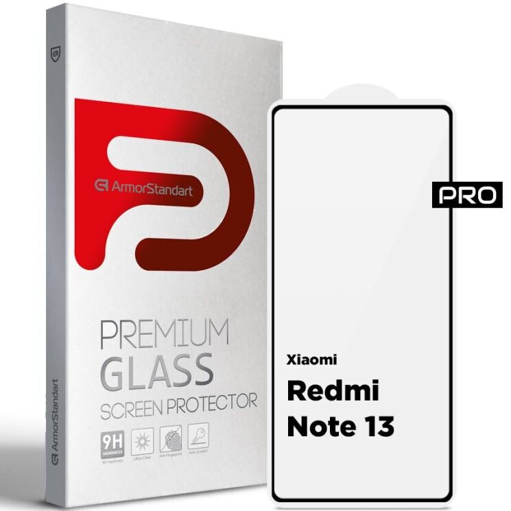 Защитное стекло ArmorStandart Pro 5D для Xiaomi Redmi Note 13 5G - Black: фото 1 из 7