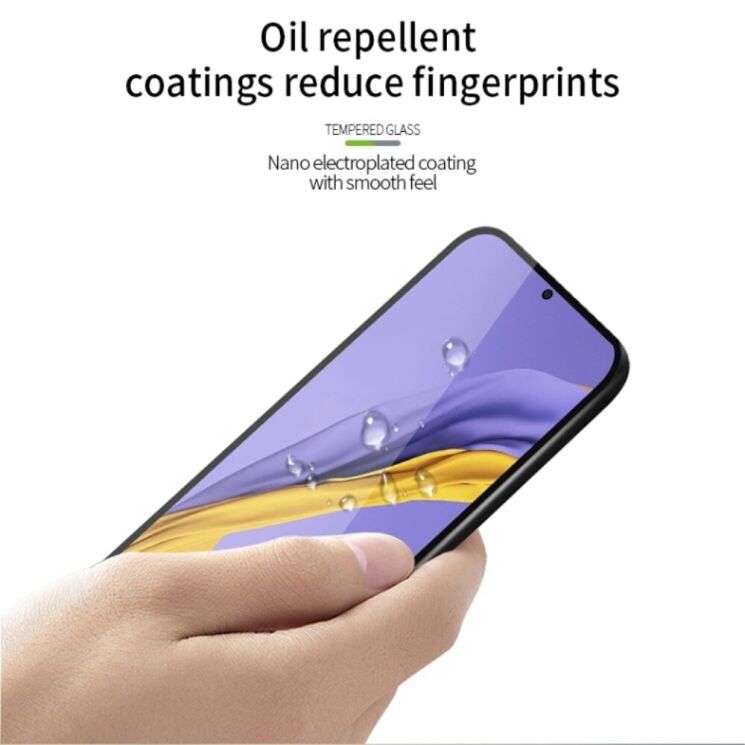 Захисне скло Deexe Full Glue Coverage для Samsung Galaxy S23 FE - Black: фото 5 з 6