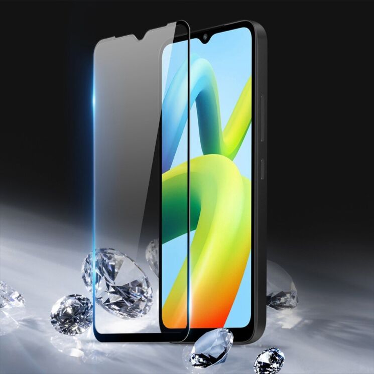 Защитное стекло DUX DUCIS Full Glue для Xiaomi Redmi A1+ / A2+ - Black: фото 2 из 8