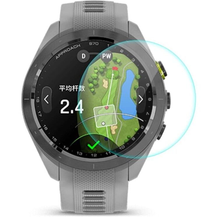 Захисне скло ENKAY 9H Screen Protector для Garmin Approach S70 42mm: фото 1 з 1