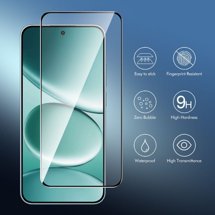 Защитное стекло ENKAY Easy Install Full Glue для Xiaomi Redmi Note 15 Pro 5G - Black (405040) Защитное стекло ENKAY Easy Install Full Glue для Xiaomi Redmi Note 15 Pro 5G - Black: фото 3 з 7