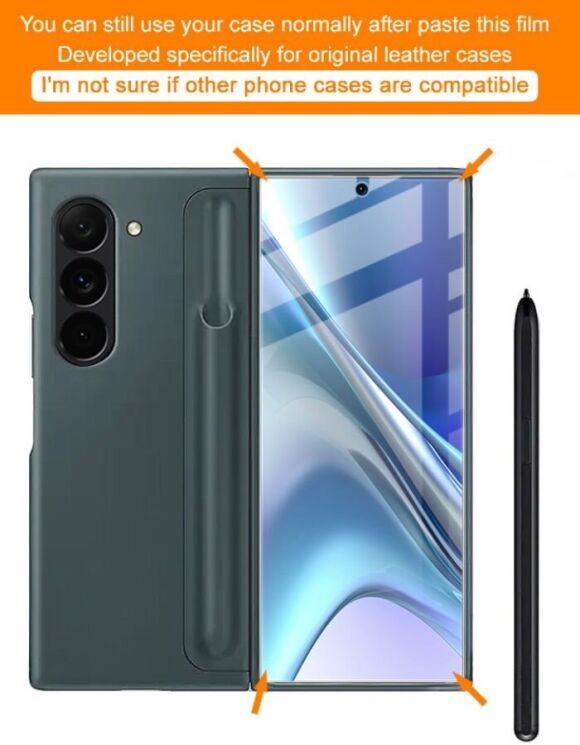 Защитное стекло IMAK H Screen Guard для Samsung Galaxy Fold 6: фото 6 из 8