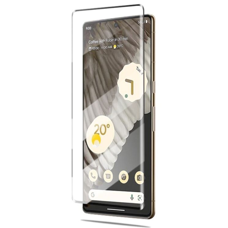 Защитное стекло MOCOLO 3D Curved Full Size для Google Pixel 7 Pro - Black: фото 3 из 9