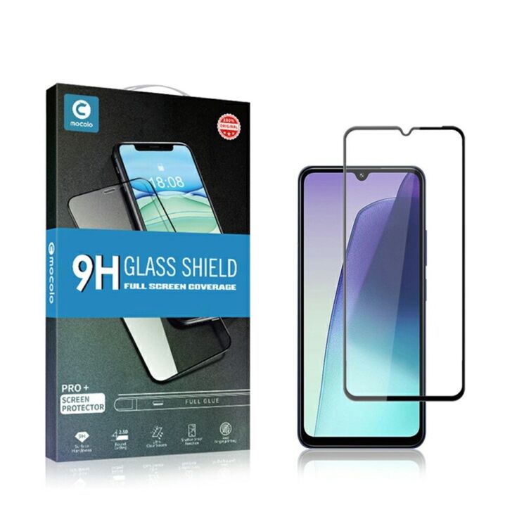 Защитное стекло MOCOLO Full Glue Cover для Xiaomi Redmi 14C / Redmi A4 5G / Poco C75 - Black: фото 4 из 7