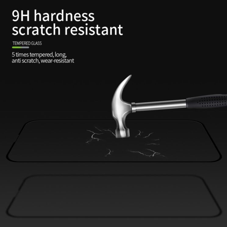 Защитное стекло MOFI Full Glue Protect для Apple iPhone 15 Plus - Black: фото 7 из 13