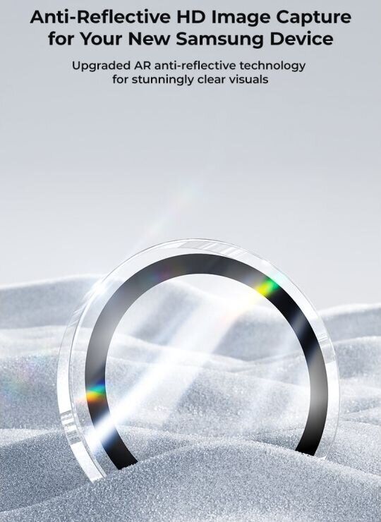 Захисне скло на камеру (5шт) BENKS Gorilla Glass Lens для Samsung Galaxy S25 Ultra (S938) - Black: фото 7 з 13