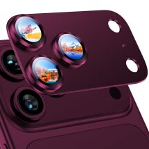 Захисне скло на камеру RURIHAI High Lens Protector для iPhone 18 Pro Max - Wine Red: фото 1 з 6