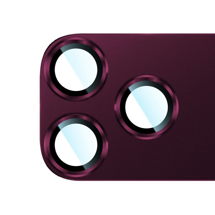Захисне скло на камеру RURIHAI High Lens Protector для iPhone 18 Pro Max - Wine Red (423885WR) Захисне скло на камеру RURIHAI High Lens Protector для iPhone 18 Pro Max - Wine Red: фото 2 з 6