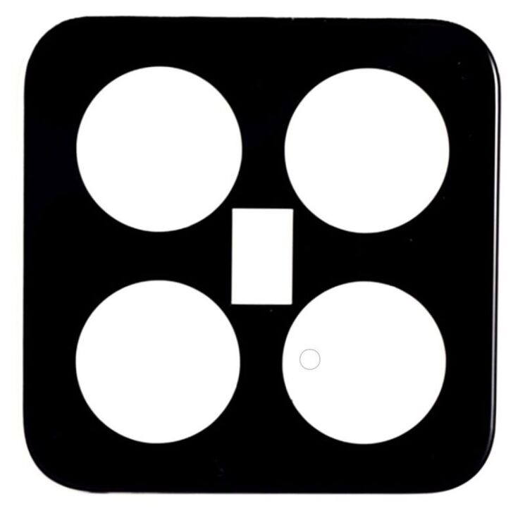 Защитное стекло на задню камеру Deexe Black Camera Lens для Xiaomi 15 Pro - Black: фото 2 из 4