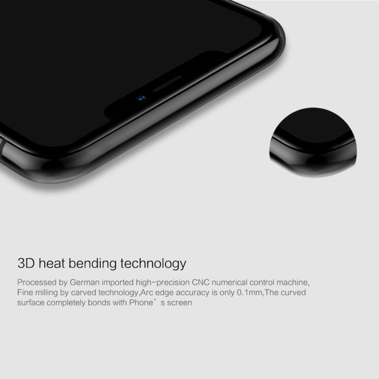 Защитное стекло NILLKIN 3D CP+ MAX для Apple iPhone Xs Max: фото 9 из 16