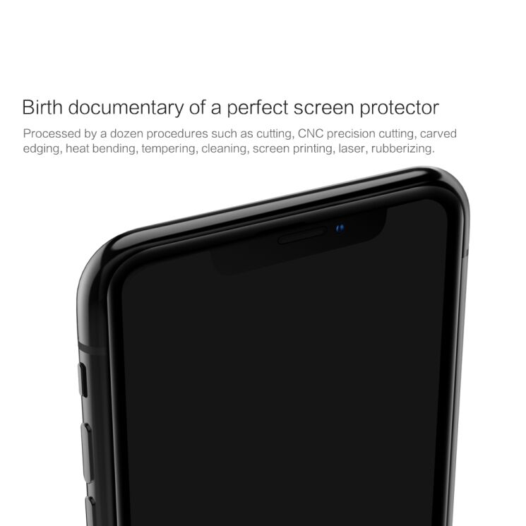 Защитное стекло NILLKIN 3D CP+ MAX для Apple iPhone Xs Max: фото 12 из 16
