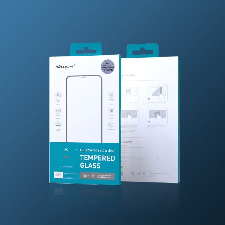 Защитное стекло Nillkin Amazing PC Full Coverage для Apple iPhone 12 Pro Max - Black: фото 16 из 16