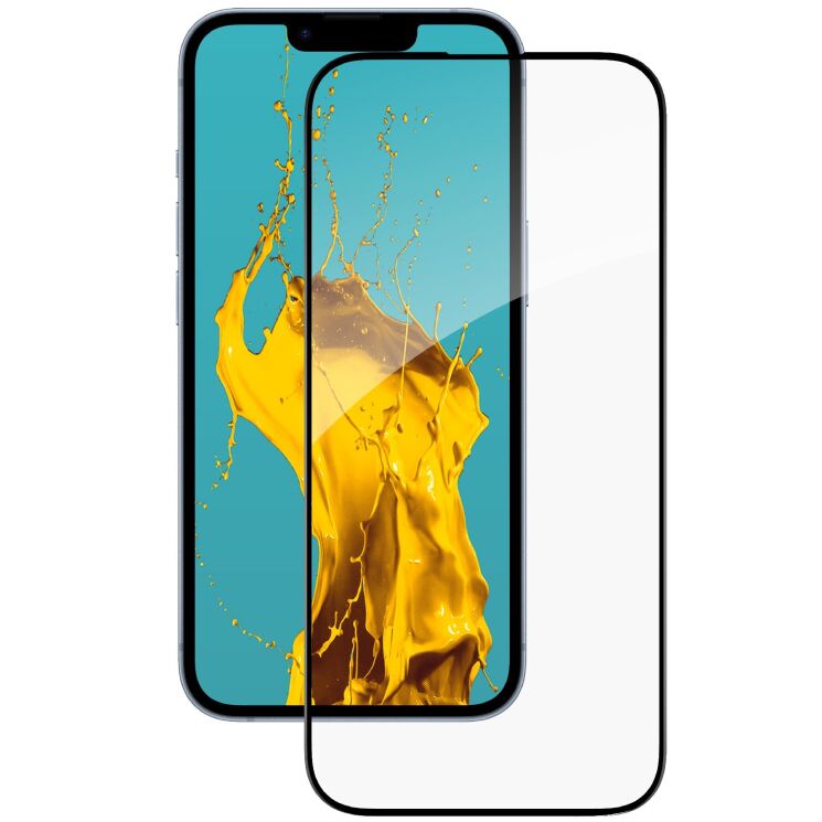 Защитное стекло Piko Full Glue для Apple iPhone 14 Plus - Black: фото 2 из 5