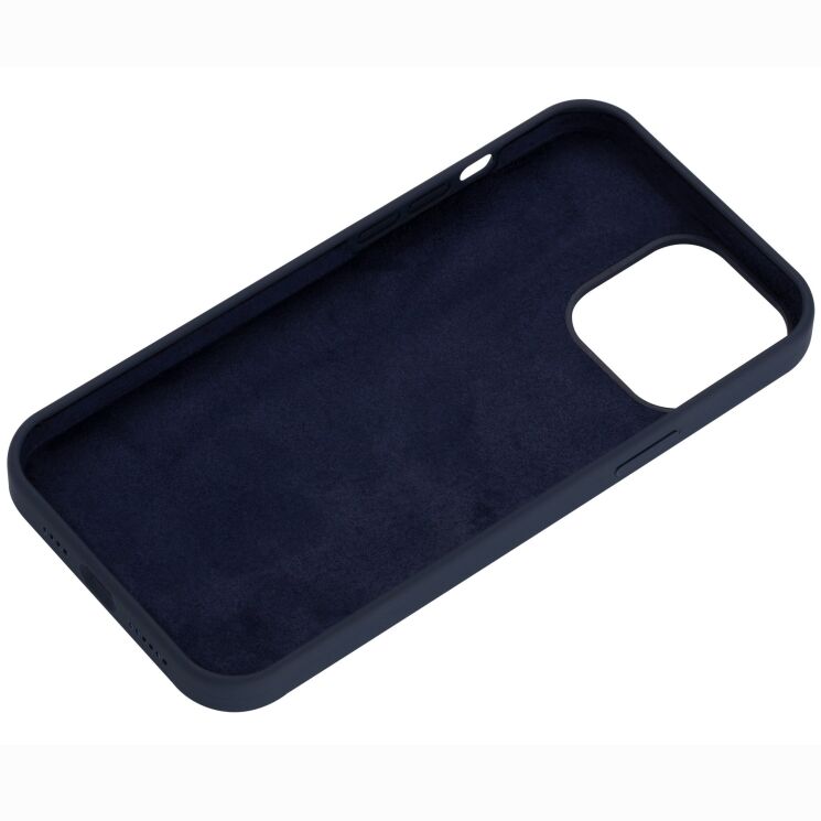 Защитный чехол 2Е Liquid Silicone для iPhone 13 Pro Max - Dark Blue: фото 2 из 3