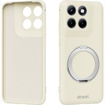 Захисний чохол ABEEL Lyra Skin Kickstand with MagSafe для Motorola Edge 70 Fusion - Beige: фото 1 з 8