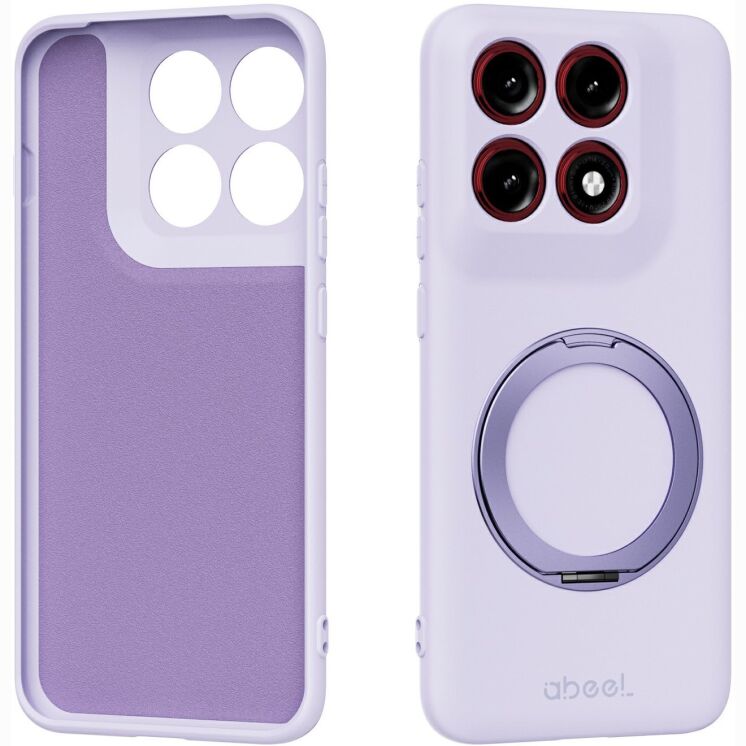 Защитный чехол ABEEL Lyra Skin Kickstand with MagSafe для Motorola Edge 70 Pro - Purple: фото 1 из 8