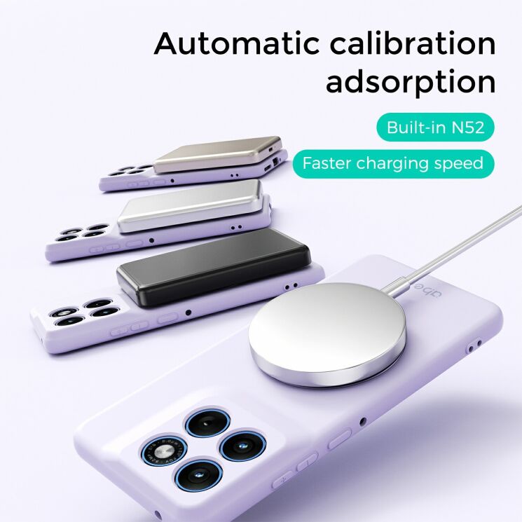 Защитный чехол ABEEL Lyra Skin Kickstand with MagSafe для Motorola Edge 70 Pro - Purple: фото 8 из 8