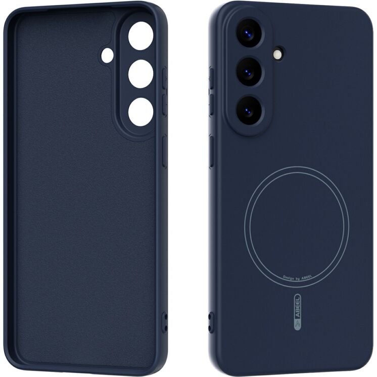 Защитный чехол ABEEL Lyra Skin with MagSafe для Samsung Galaxy S26 FE - Dark Blue: фото 1 из 7