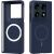 Защитный чехол ABEEL Lyra Skin with MagSafe (FF) для Motorola Razr Fold - Dark Blue: фото 1 из 10