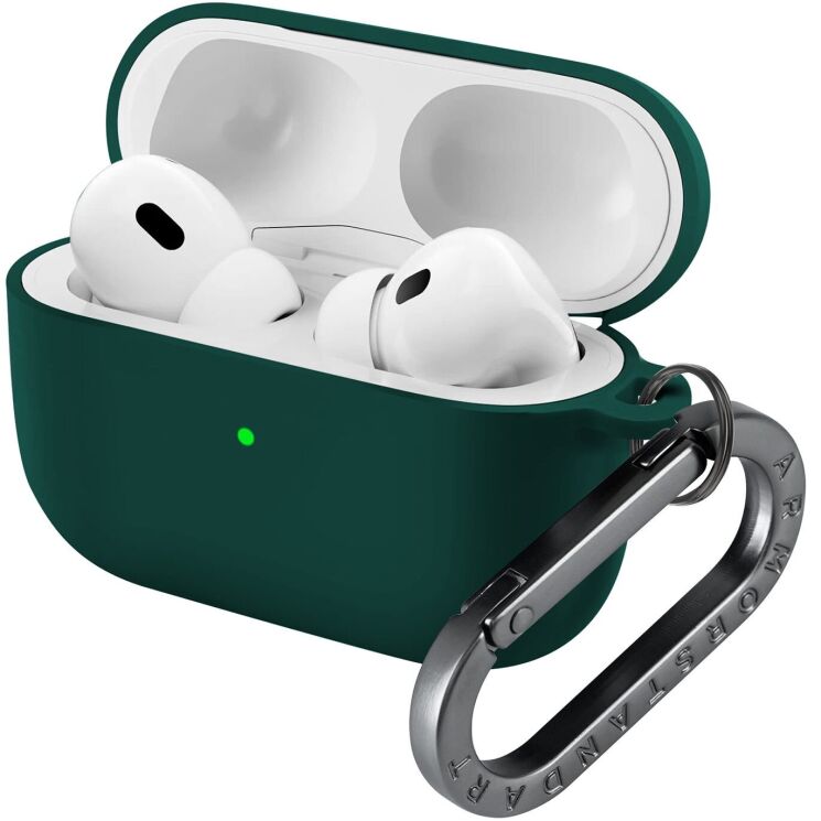 Защитный чехол ArmorStandart Hang Case для AirPods Pro 3 - Dark Green (390127DG) Защитный чехол ArmorStandart Hang Case для AirPods Pro 3 - Dark Green: фото 1 из 2