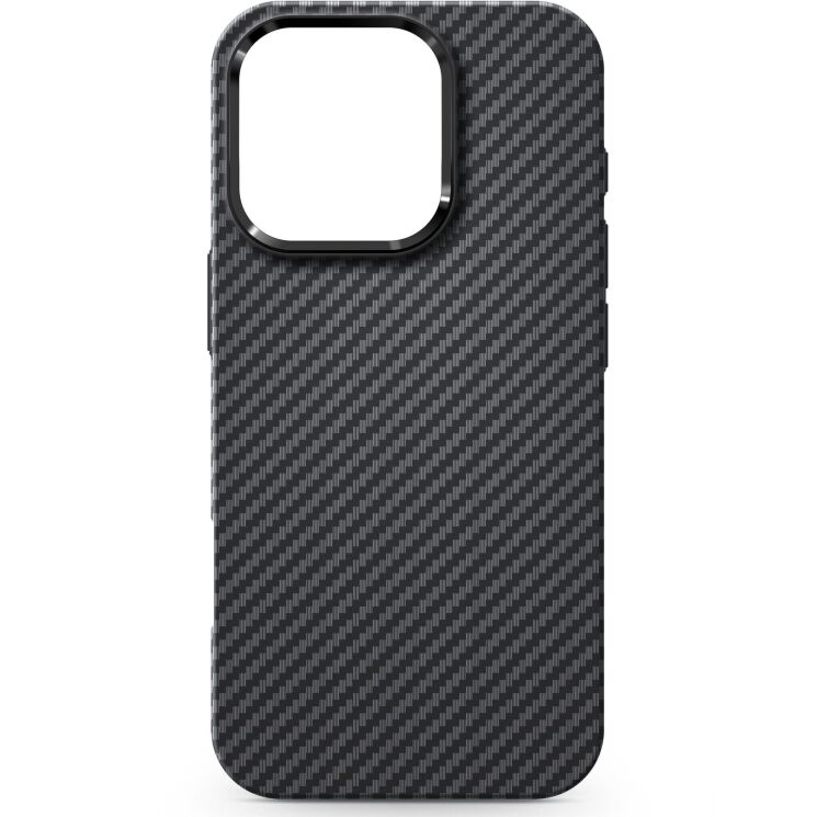 Защитный чехол ArmorStandart LikeCarbon2 MagCase для Apple iPhone 16 Pro - Black: фото 1 из 2