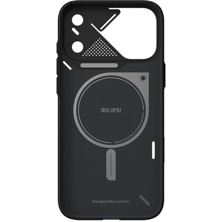 Захисний чохол AULUMU Ultra Slim Particle Aramid Fiber Case (MagSafe) для iPhone 18 Pro / 17 Pro - Black (423716B) Захисний чохол AULUMU Ultra Slim Particle Aramid Fiber Case (MagSafe) для iPhone 18 Pro / 17 Pro - Black: фото 3 з 9