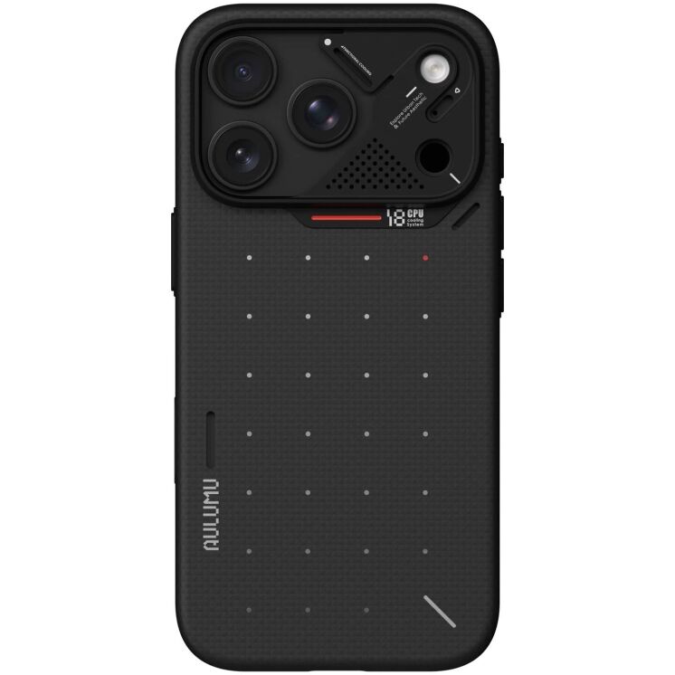 Захисний чохол AULUMU Ultra Slim Particle Aramid Fiber Case (MagSafe) для iPhone 18 Pro / 17 Pro - Black (423716B) Захисний чохол AULUMU Ultra Slim Particle Aramid Fiber Case (MagSafe) для iPhone 18 Pro / 17 Pro - Black: фото 2 з 9