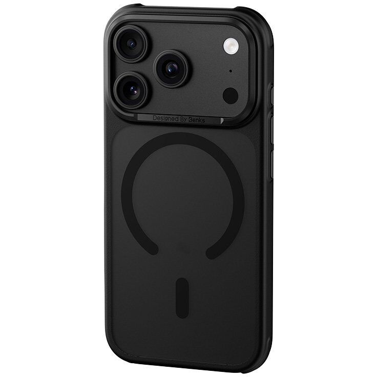Захисний чохол BENKS Mist Magnetic для iPhone 18 Pro / 17 Pro - Black: фото 3 з 10