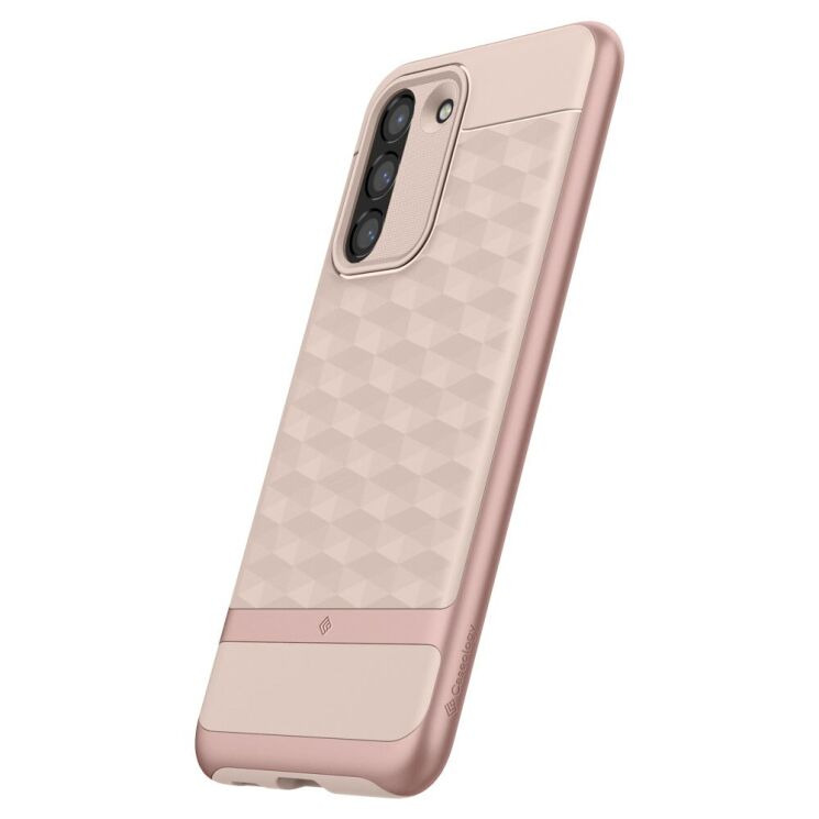 Защитный чехол Caseology Parallax by Spigen для Samsung Galaxy S21 FE (G990) - Indi Pink: фото 8 из 14