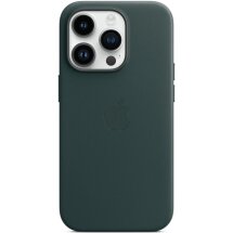 Захисний чохол Copiex Leather Case with MagSafe для Apple iPhone 14 Pro - Forest Green: фото 1 з 5
