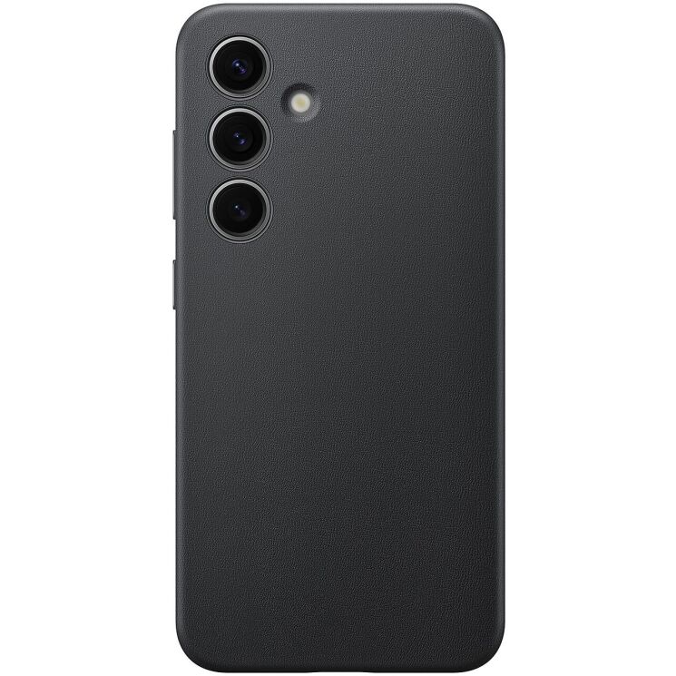 Защитный чехол Copiex Leather Cover для Samsung Galaxy S24 (S921) - Black: фото 1 из 5