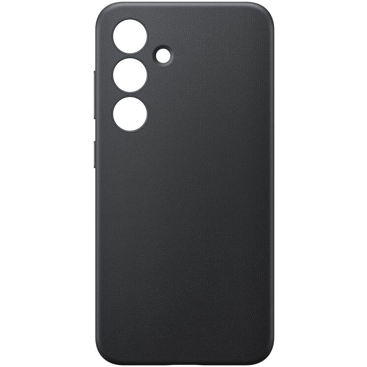 Защитный чехол Copiex Leather Cover для Samsung Galaxy S24 (S921) - Black: фото 4 из 5