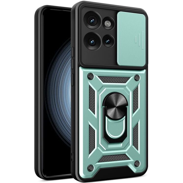 Защитный чехол Deexe Armor Shield для Motorola Edge 50 - Green: фото 1 из 9