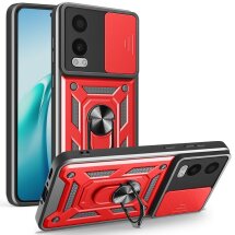 Защитный чехол Deexe Armor Shield для OnePlus Nord CE 4 Lite - Red: фото 1 из 10