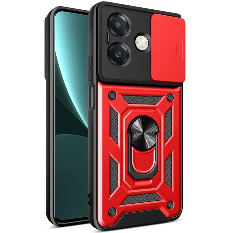 Защитный чехол Deexe Armor Shield для OPPO A3x / A3 / A40m - Red: фото 1 из 10