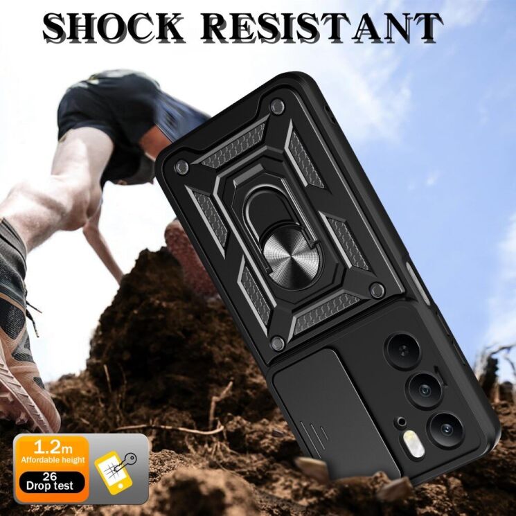 Защитный чехол Deexe Armor Shield для Realme C75 - Blue: фото 3 из 10